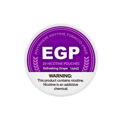 EGP Tobacco Free Refreshing Grape Nicotine Pouches 14mg