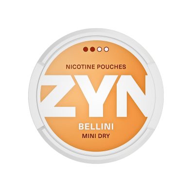 ZYN Bellini ( Đào Nho Xanh Trà Trái Cây ) Mini Dry 3mg