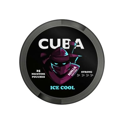 CUBA Ninja Ice Cool ( Bạc Hà Lạnh ) Slim Strong 15mg ( Hộp 25 Túi/Pouches )