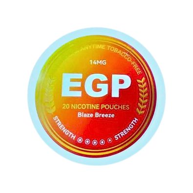 EGP Tobacco Free Blaze Breeze Nicotine Pouches 14mg